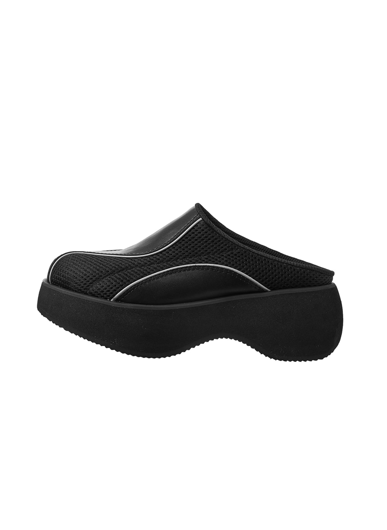 더오픈프로덕트 MESH PLATFORM SLIDES, BLACK - 위시버킷