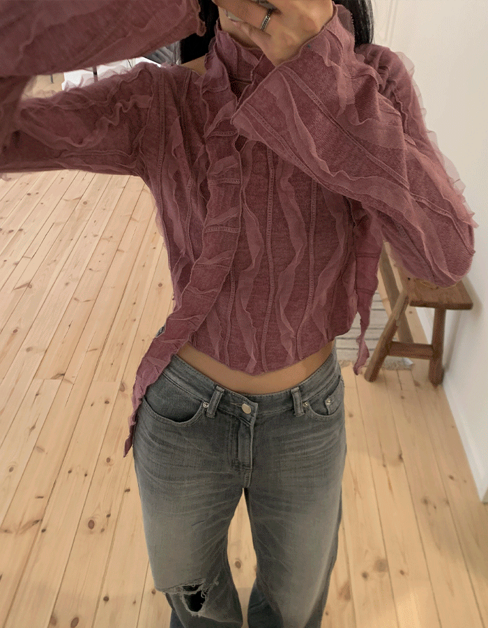 서울베이스드 WAVE MUFFLER TEE 위시버킷