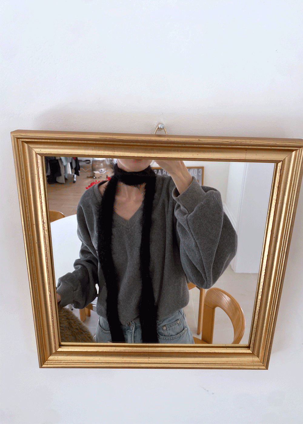 쓰리컷 Cozy fur muffler 위시버킷