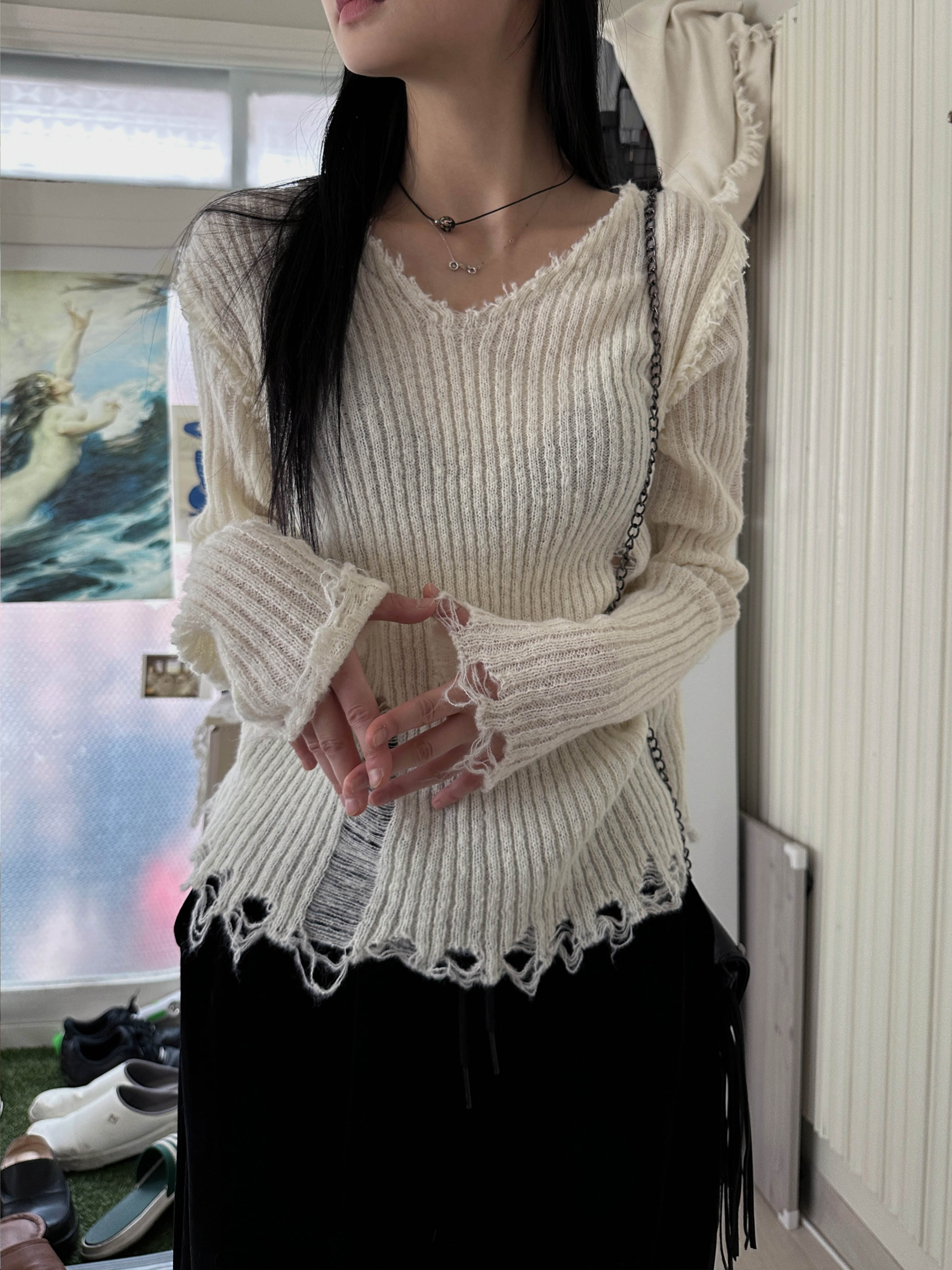  Damaged Wool Knit 