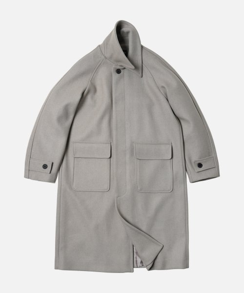 프리즘웍스 HEAVY WOOL OVERSIZED BALMACAAN COAT 003 _ OATMEAL 위시버킷