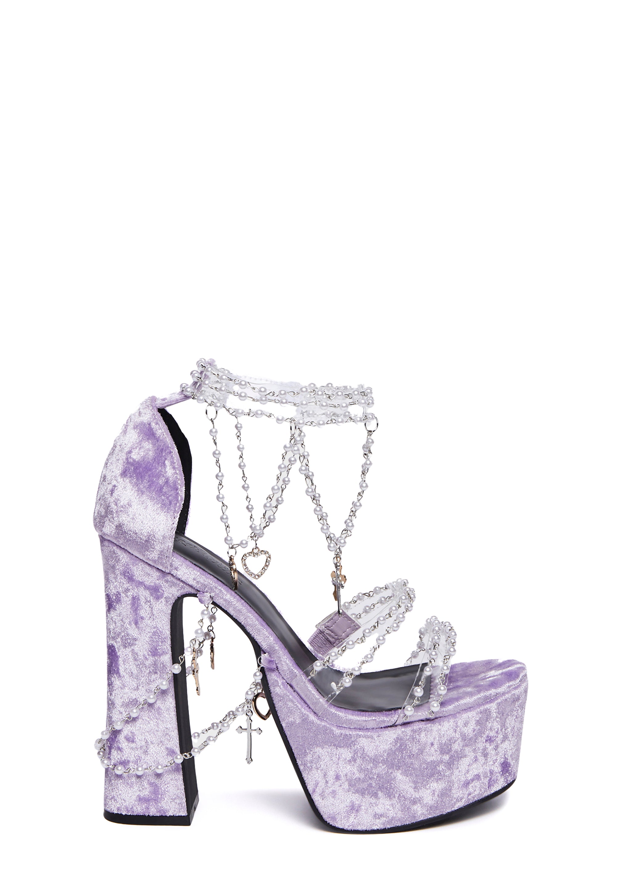 슈가스릴즈 Holy Revelation Platform Heels Lavender LIGHT PURPLE / US 5 위시버킷