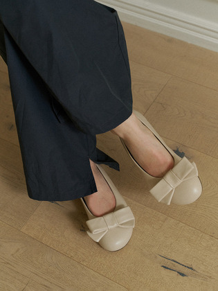더조히 [단독]Padded Ribbon Flats_3 Colors - 위시버킷