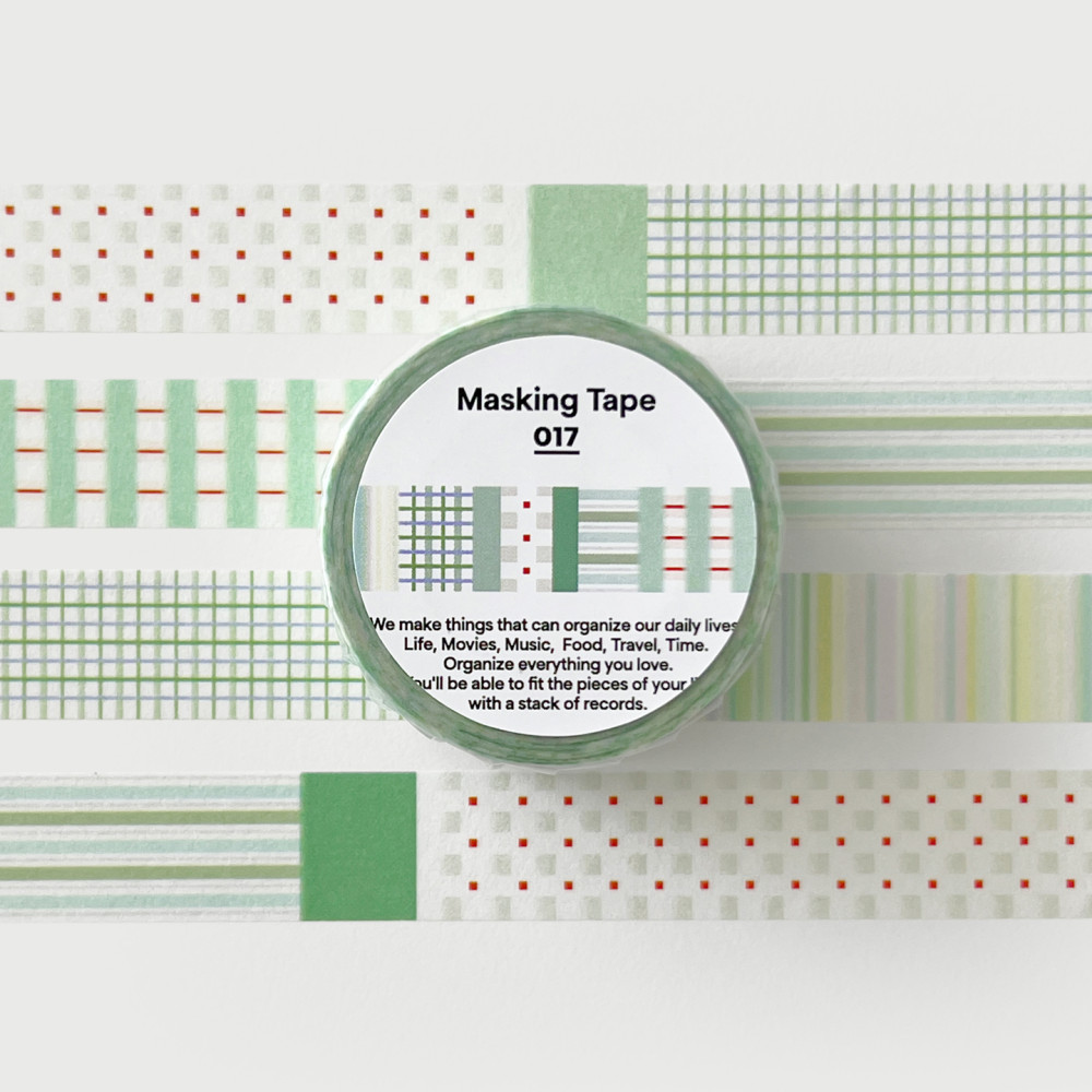 OAB masking tape 017 컬러 패턴 다꾸 마테 데코테이프 마스킹테이프 위시버킷
