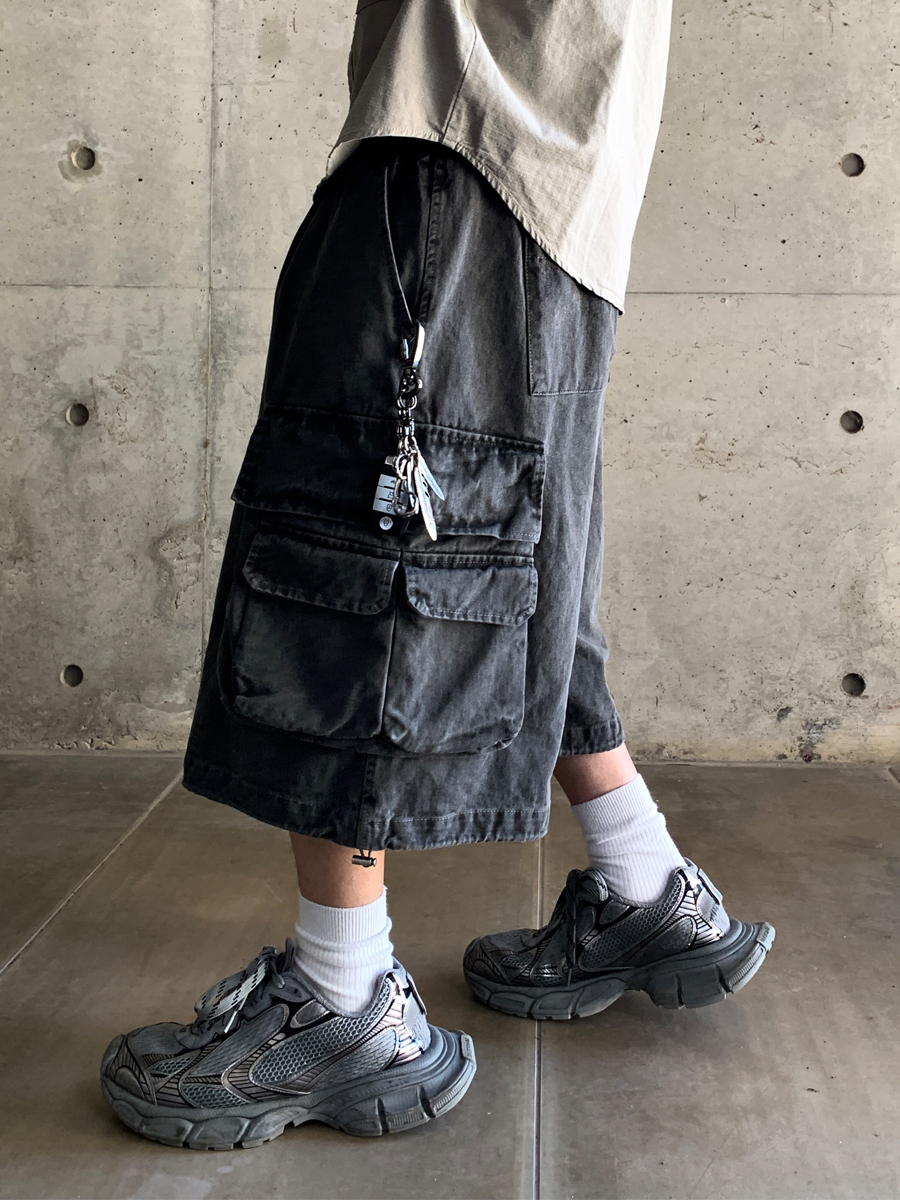 【KOOLOSET】Pigment Multi Pocket Bermuda Pants KOOLOSET】Pigment Multi Pocket Bermuda Pants