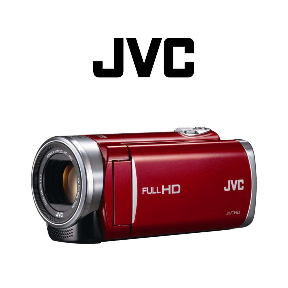 JVC ケンウッド GZ-E235-R ビデオカメラ フルHD 赤 JVC Everio HD