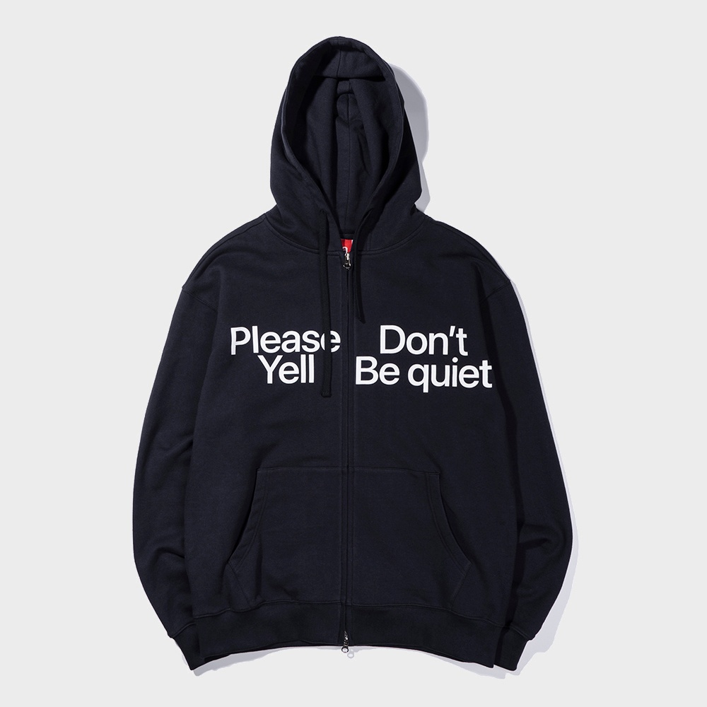 엑스트라오디너리 DOUBLE MEANING HOODIE ZIPUP NAVY 위시버킷