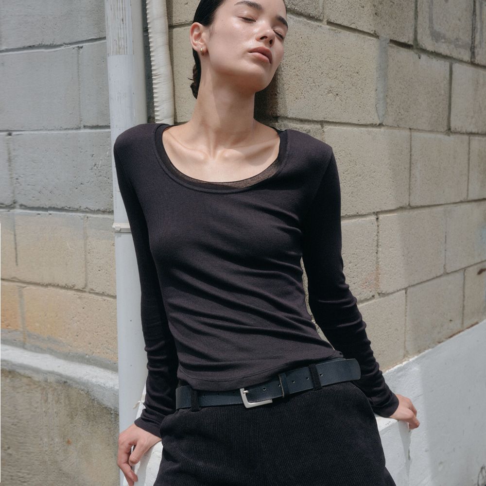 Cloud U Neck Tee