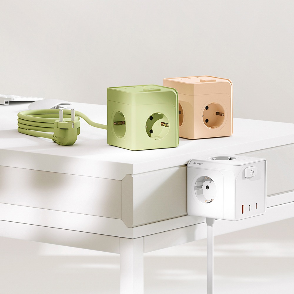 원룸만들기 더큐브 마그넷 멀티탭 - 위시버킷