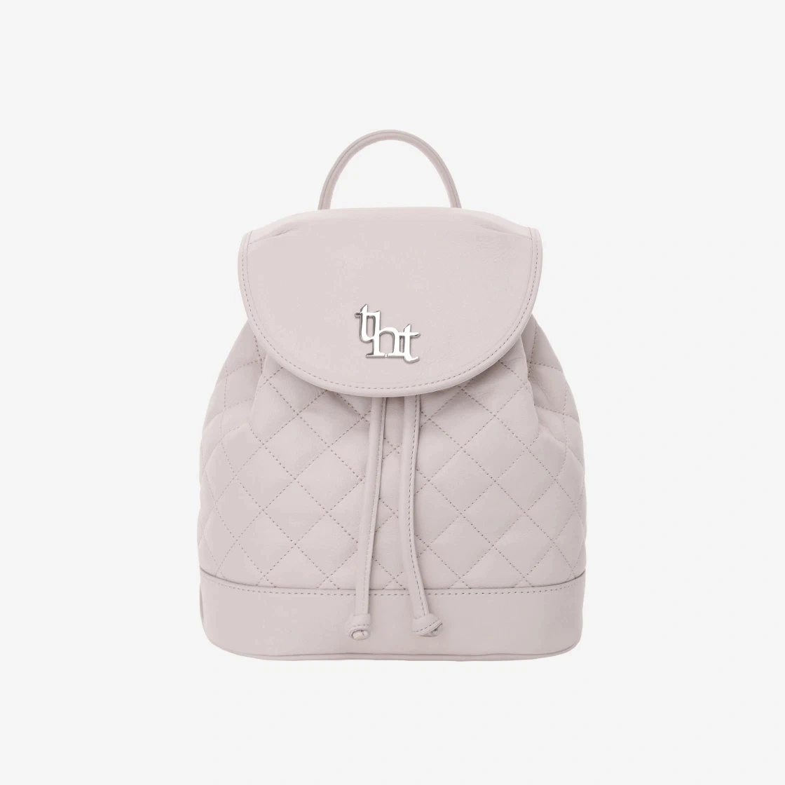 쓰리타임즈 Threetimes Acorn Quilted Backpack Pink - 위시버킷