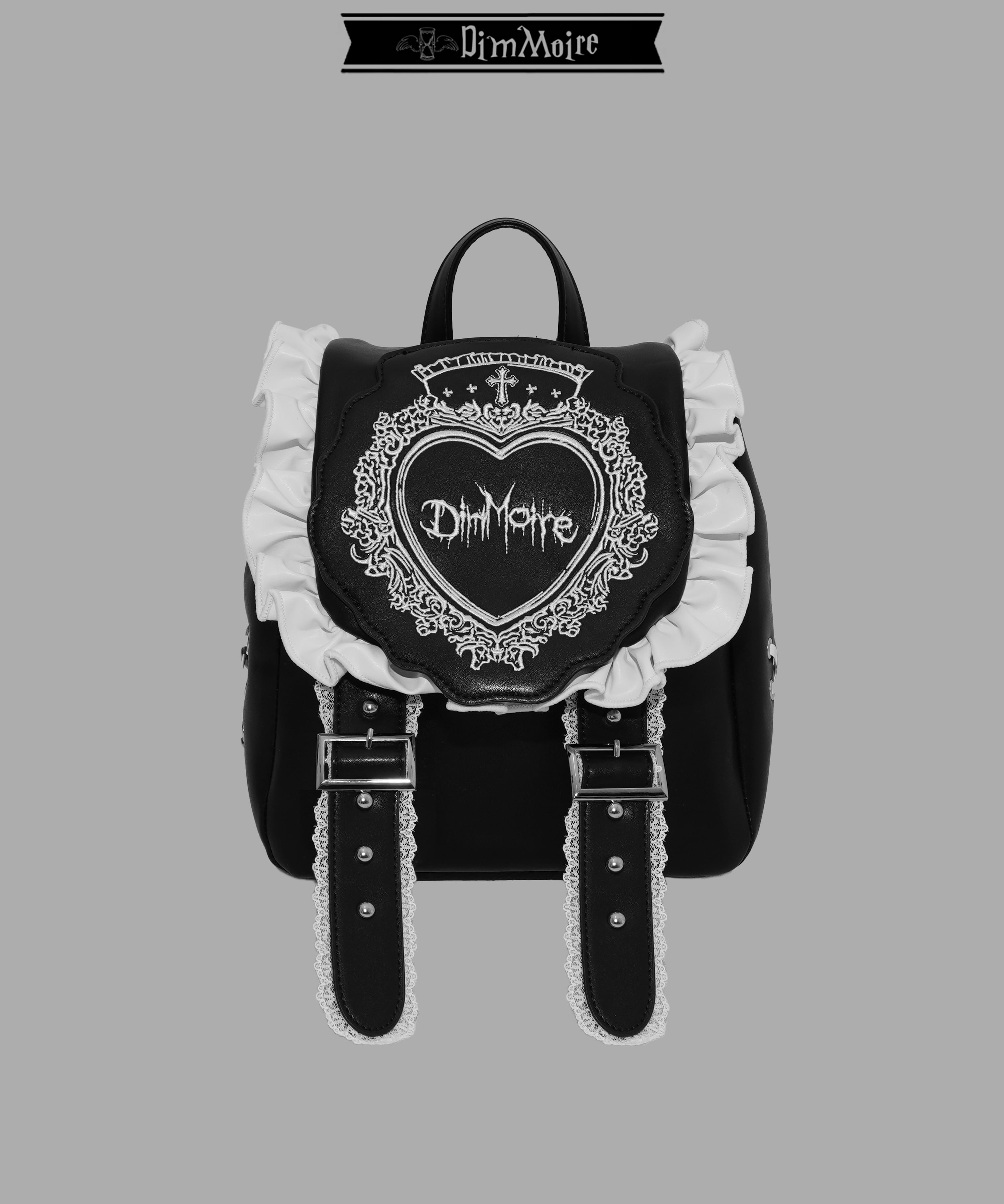딤모아르 [DimMoire] HeartCore Frill Mini Backpack - 위시버킷