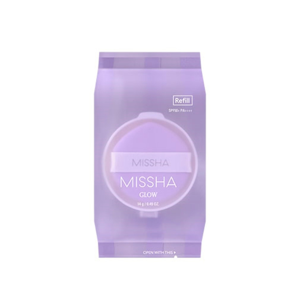 미샤 MISSHA [미샤] 글로우 레이어링 핏 쿠션 리필 4종 택1 14g, SPA50+ / PA++++ - 위시버킷