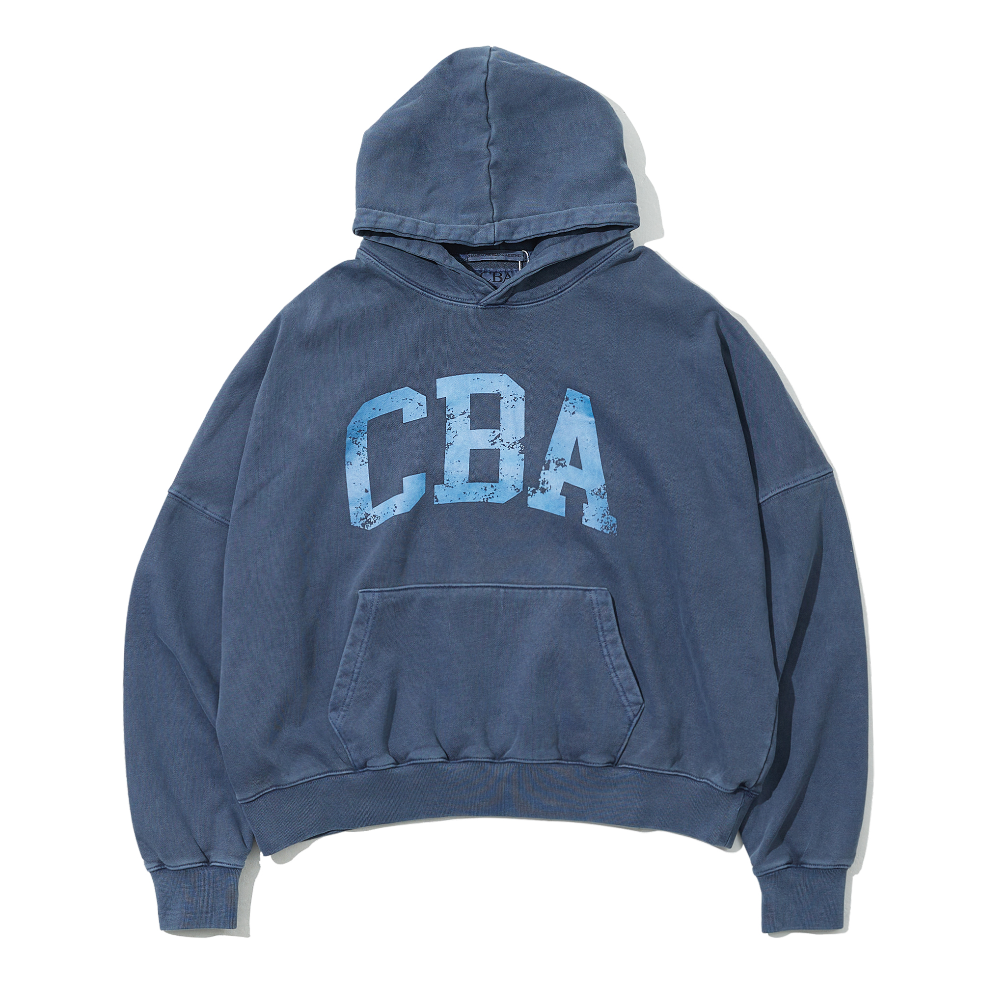 샴페인블랭크에스테틱 PIGMENT CBA HOODIE BLUE - 위시버킷