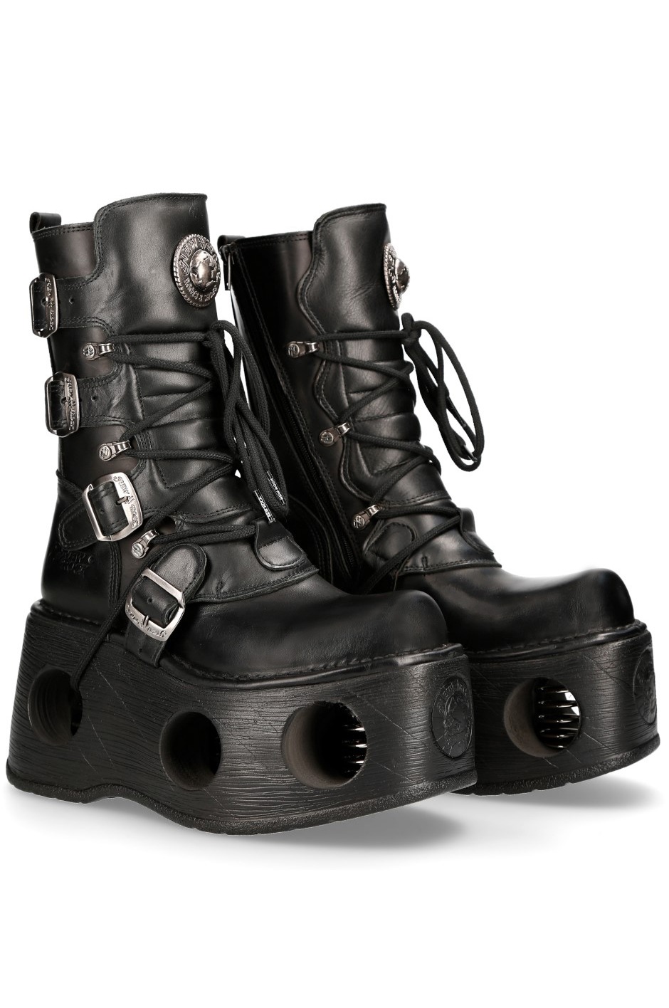 뉴락 [뉴락 NEW ROCK] SPRING HIGH PLATFORM BOOT METALLIC M-373-S2 - 위시버킷