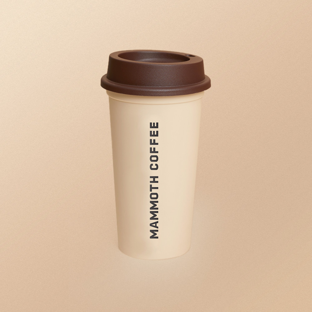 매머드커피 매머드커피 리유저블 컵 브라운 텀블러 500ml - 위시버킷
