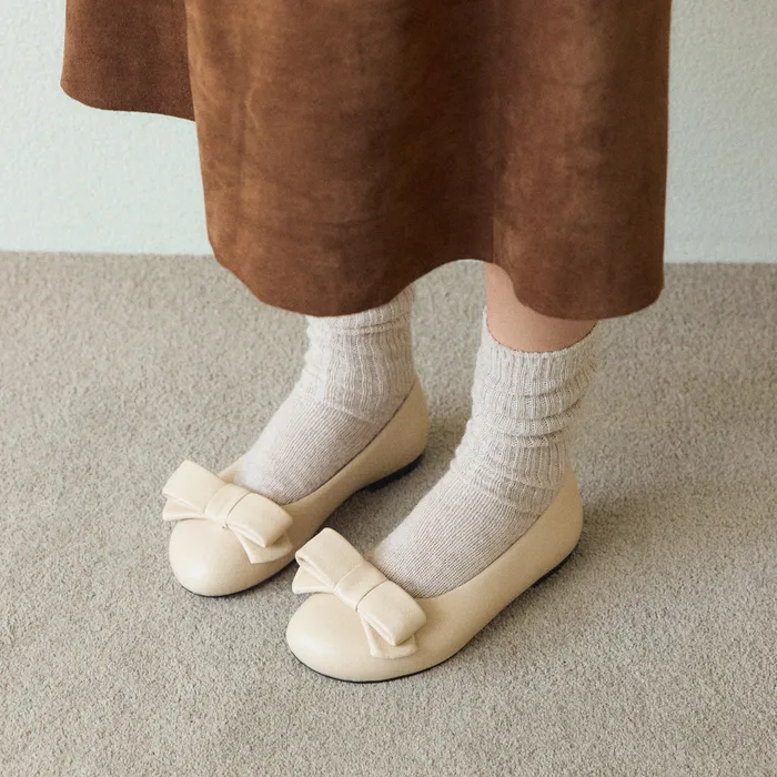 더조히 Padded Ribbon Flats_7 Colors - 위시버킷