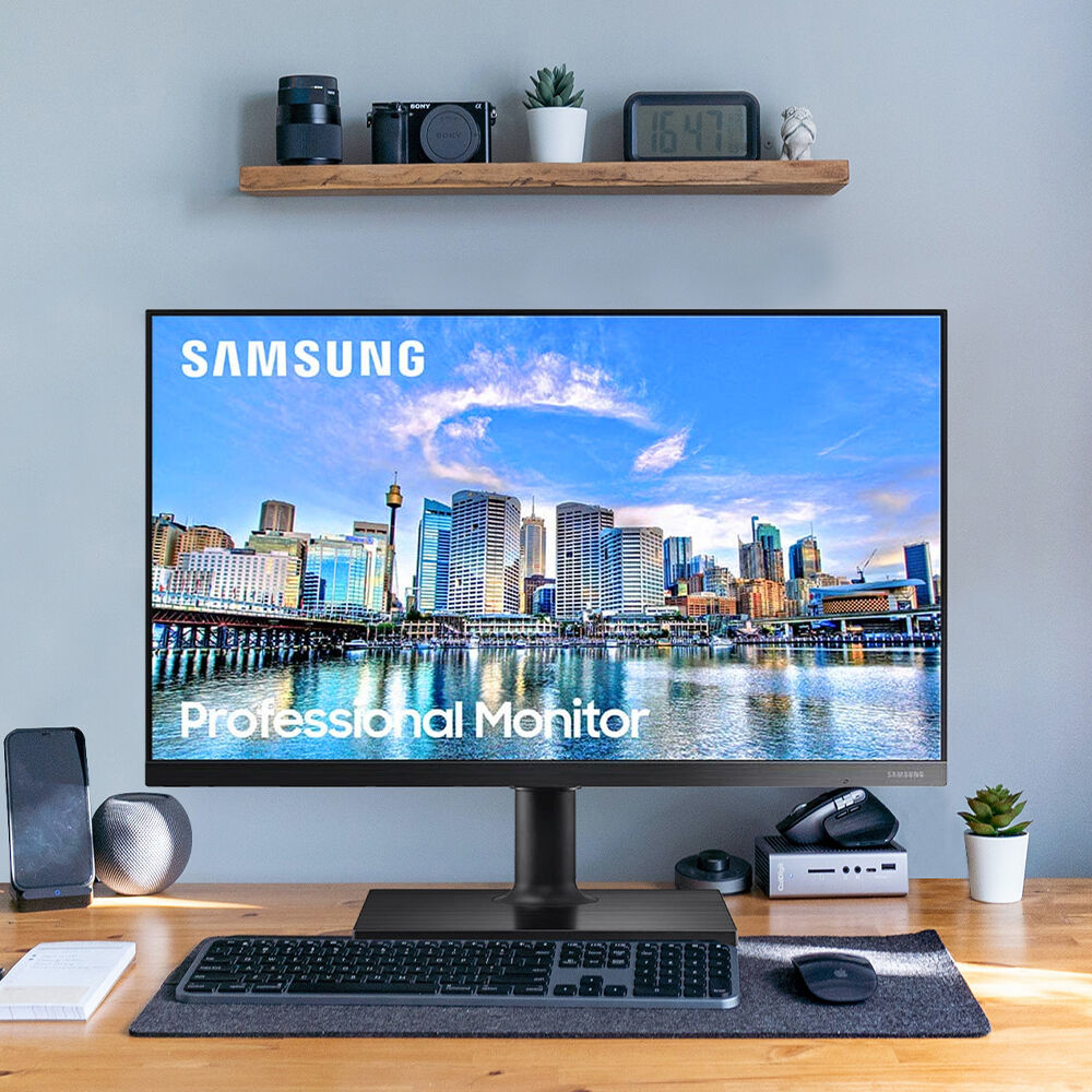 삼성 삼성전자 F24T450FZ 24인치 스피커내장 LED PC 컴퓨터 모니터 IPS 75Hz 피벗 - 위시버킷