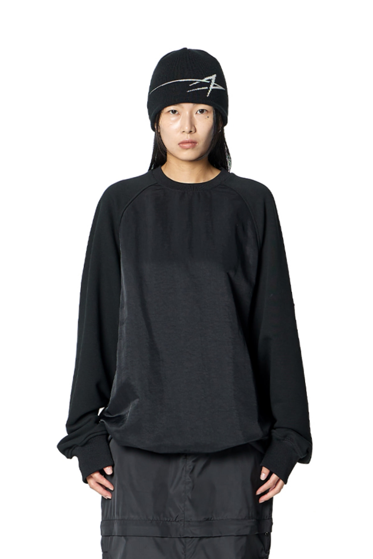 록히드마틴 Tech Mix Sweatshirt (BLACK) - 위시버킷