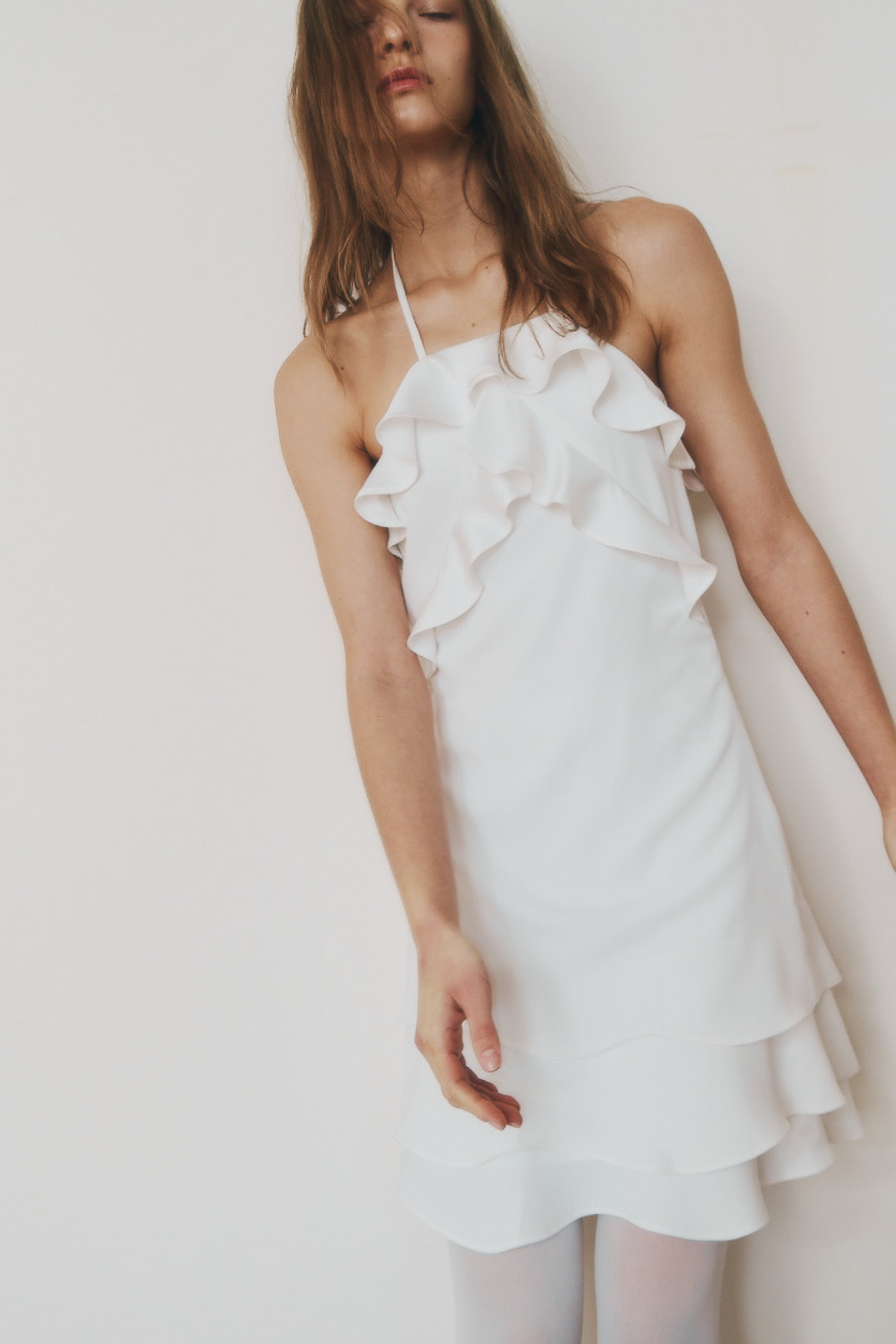 르에 FLORAL FRILL DRESS / WHITE 위시버킷 — free download