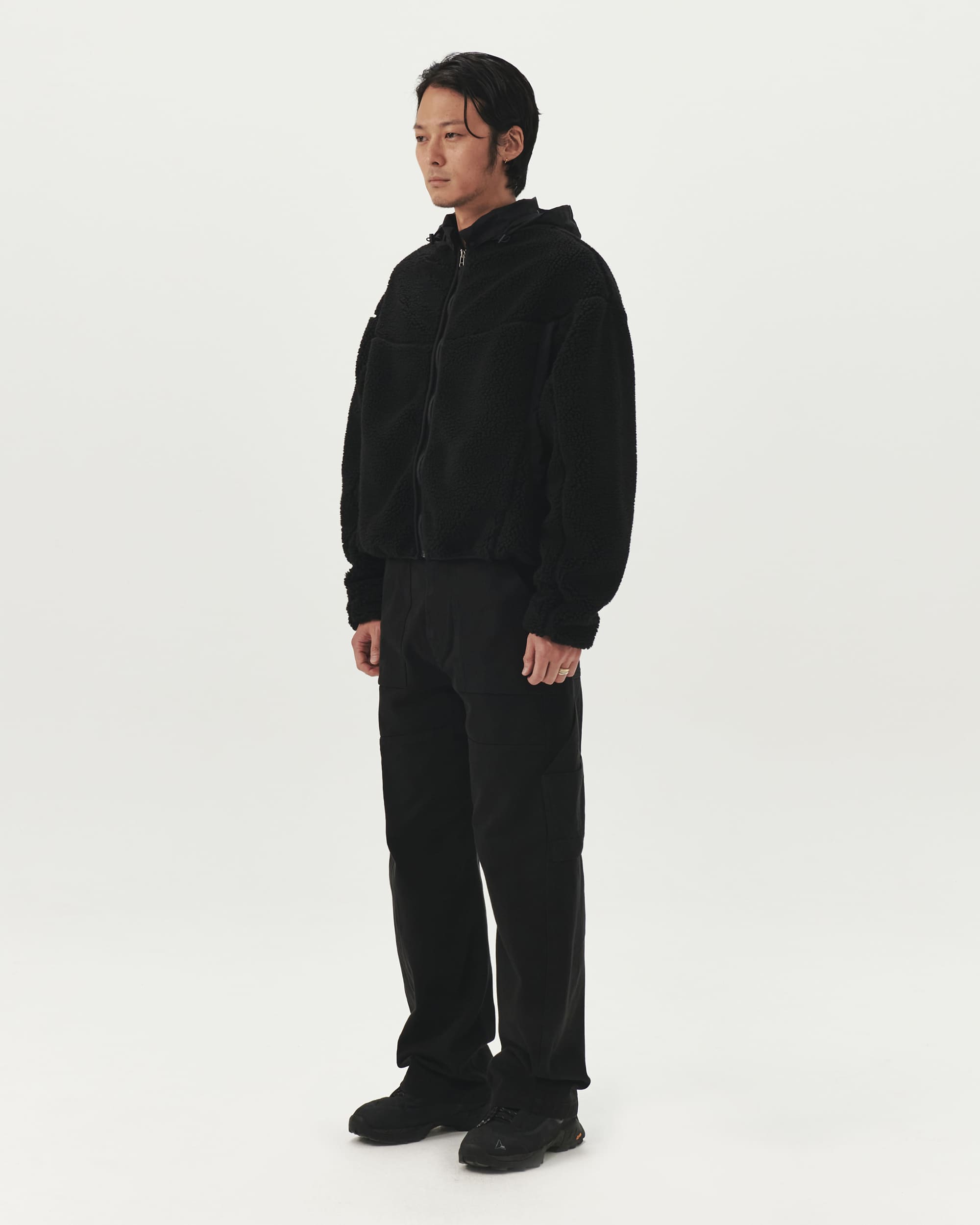 누마레 GARMENTS DYED WORKPANTS(UNISEX)BLACK - 위시버킷