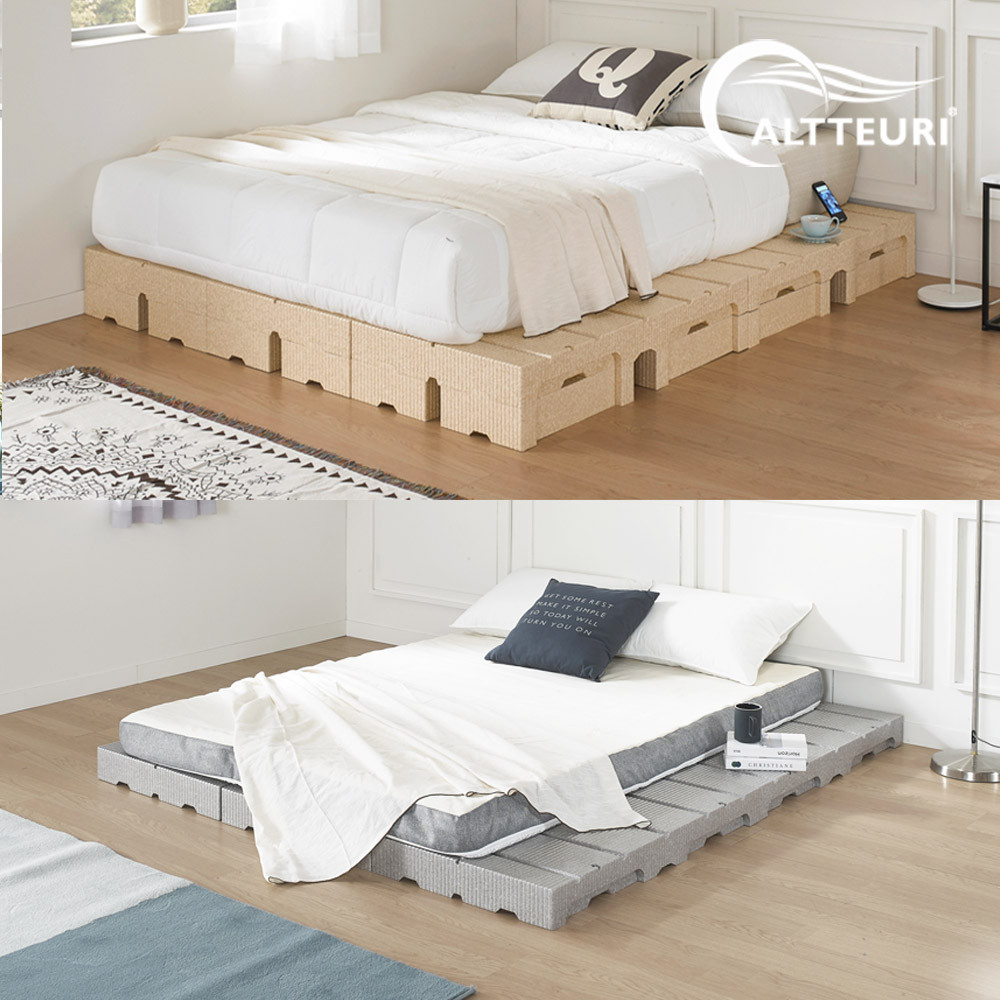 알뜨리 알뜨리 하이어 매트리스 받침대 높이조절 저상형 침대 프레임 깔판 토퍼 바닥 매트 받침 - 위시버킷