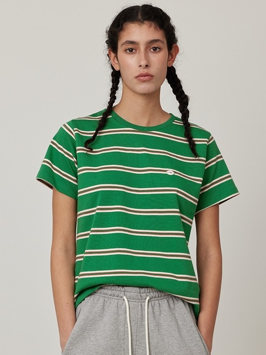 Ella multi stripe tee SS26