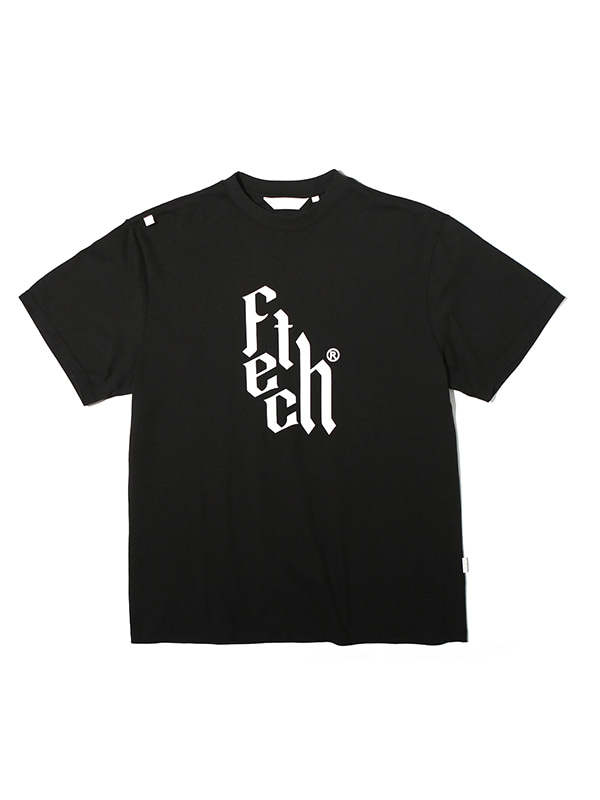 페치 LOGO T-SHIRT - FLY HIGH BLACK - 위시버킷
