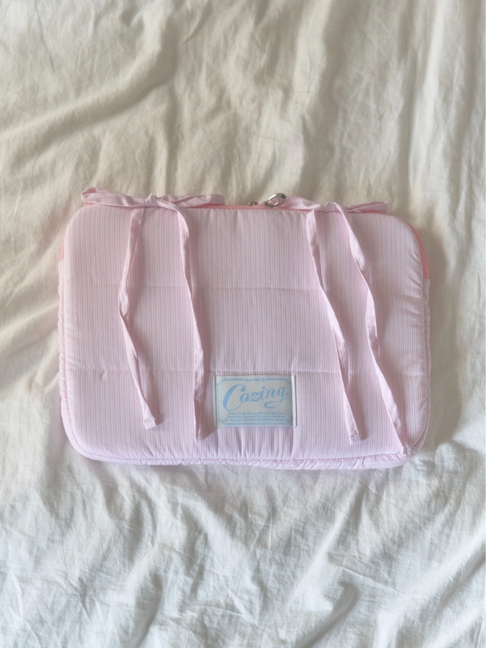 코징 Bedding Notebook pouch_light pink - 위시버킷