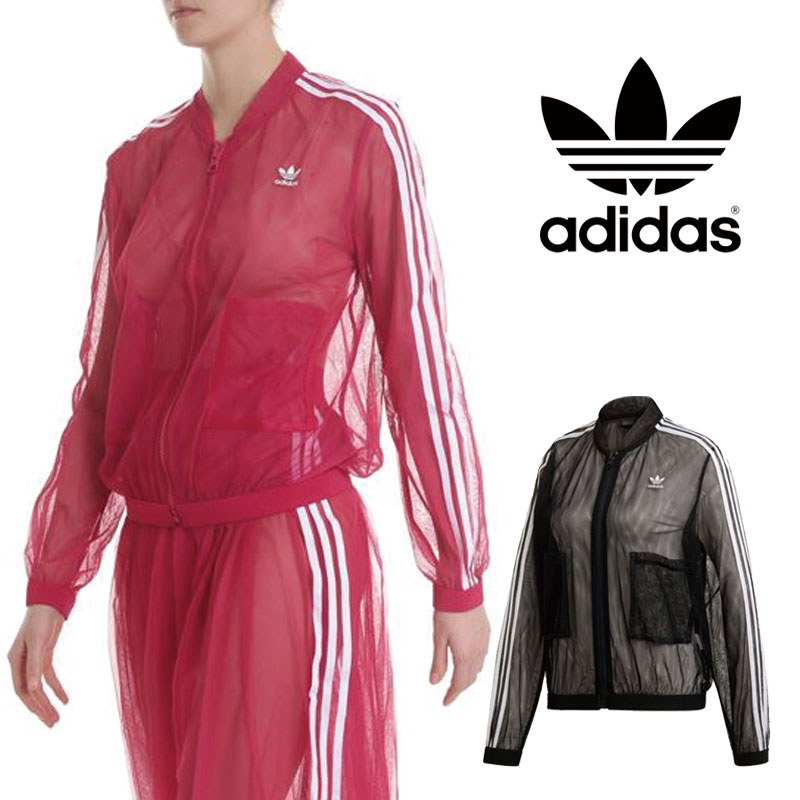 아디다스 [adidas] シースルー トラックトップ アディダス