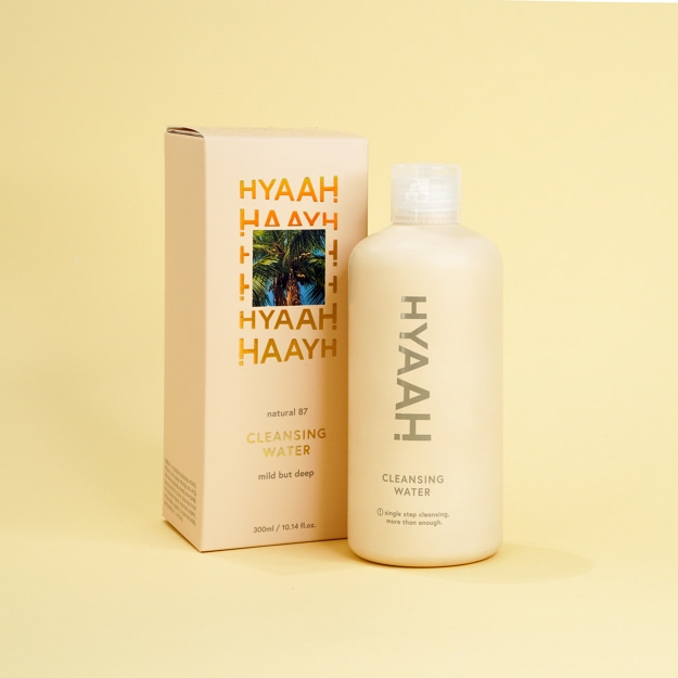 히야 HYAAH 내츄럴 87 마일드벗딥 클렌징워터 300ml - 위시버킷